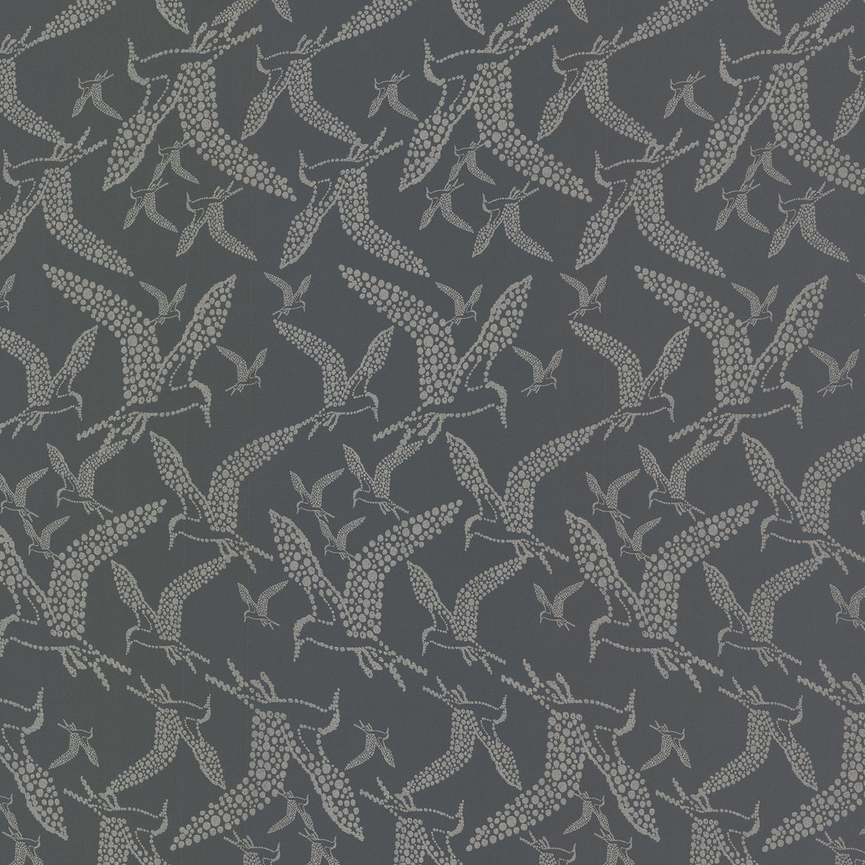 Sandudd SD5246-6 Lari Charcoal Bird Wallpaper