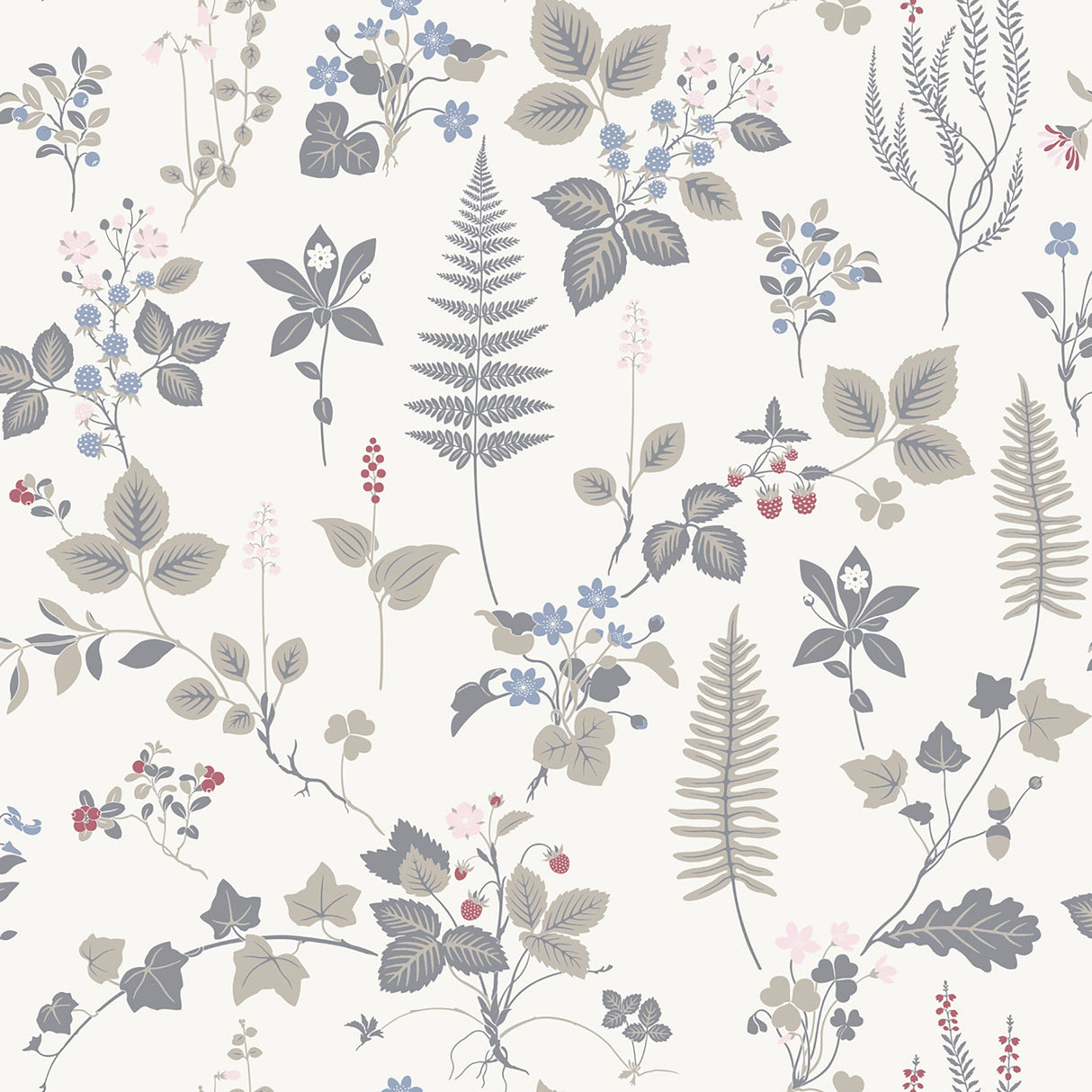 Sandudd SD5259-1 Stormare Multicolor Botanical Wallpaper