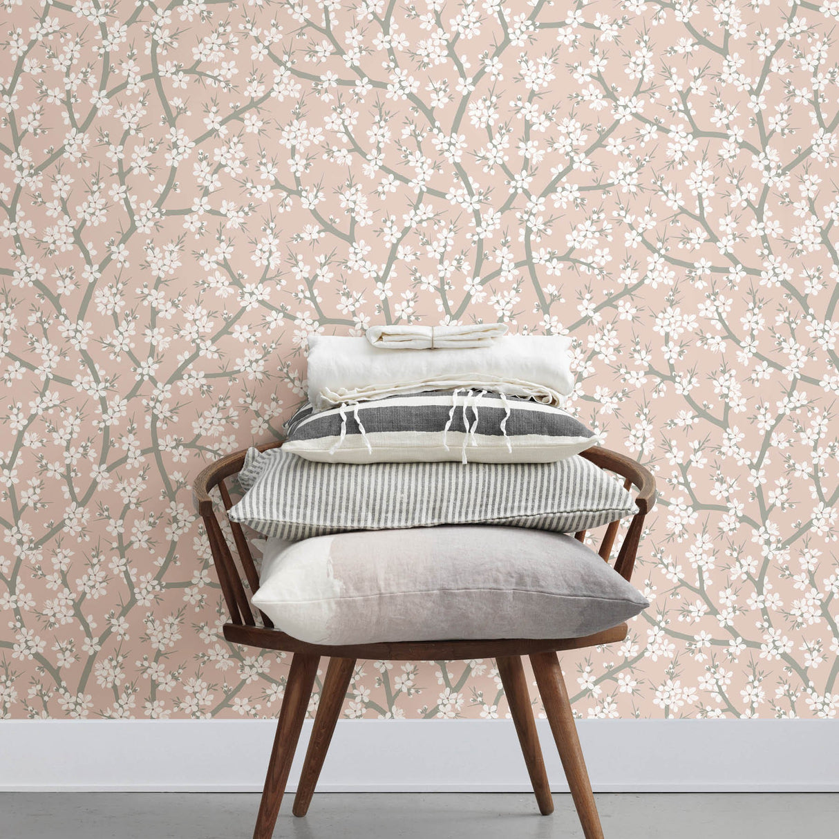 Sandudd SD5309-3 Henrik Coral Floral Wallpaper