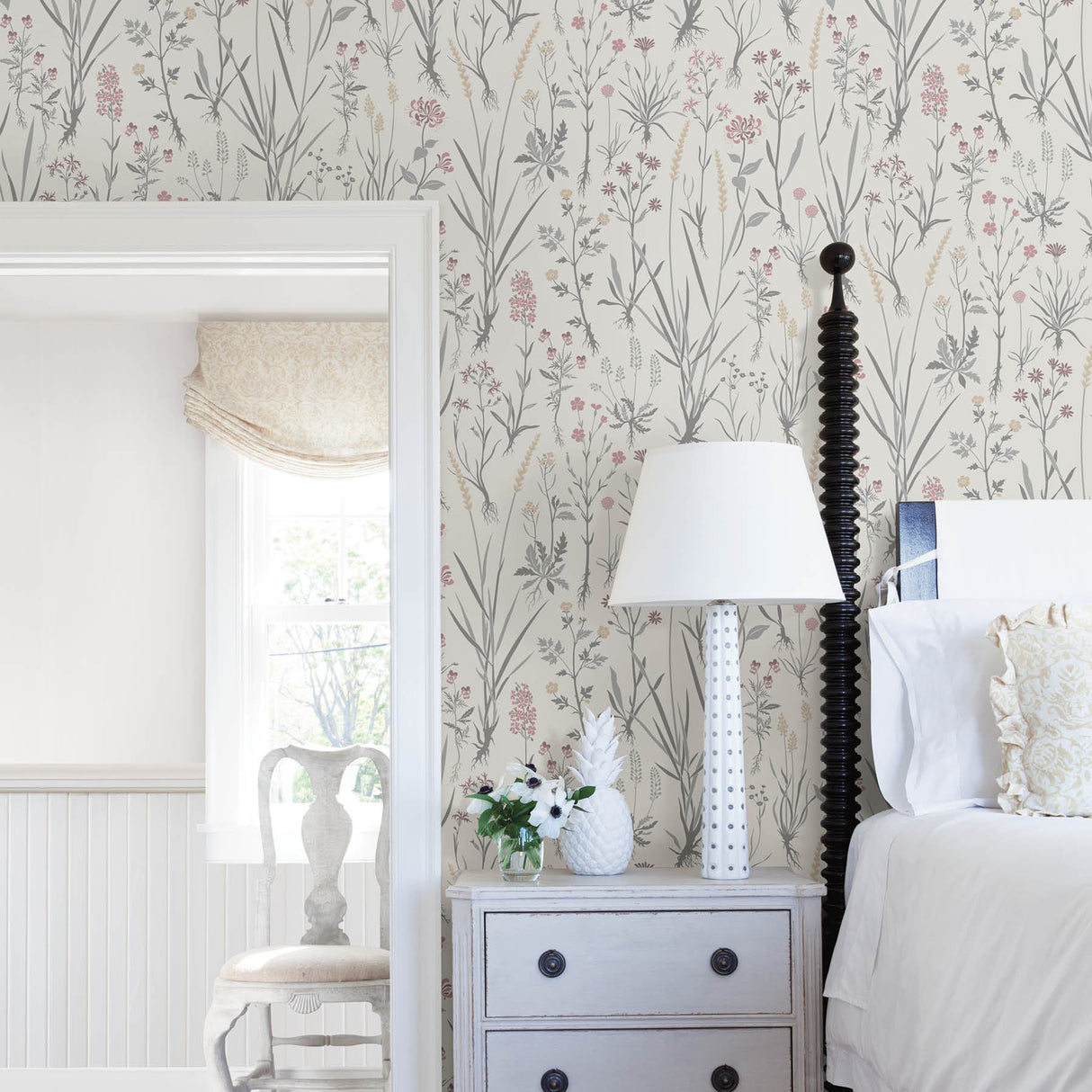 Sandudd SD5310-3 Harald Beige Botanical Wallpaper