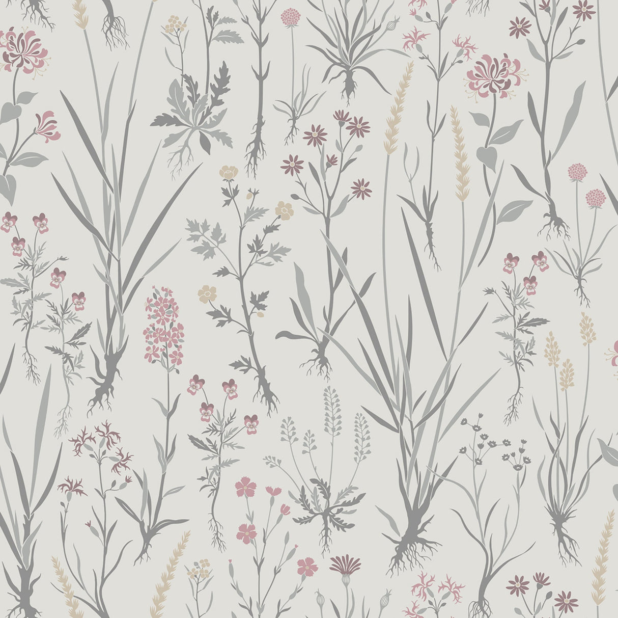 Sandudd SD5310-3 Harald Beige Botanical Wallpaper