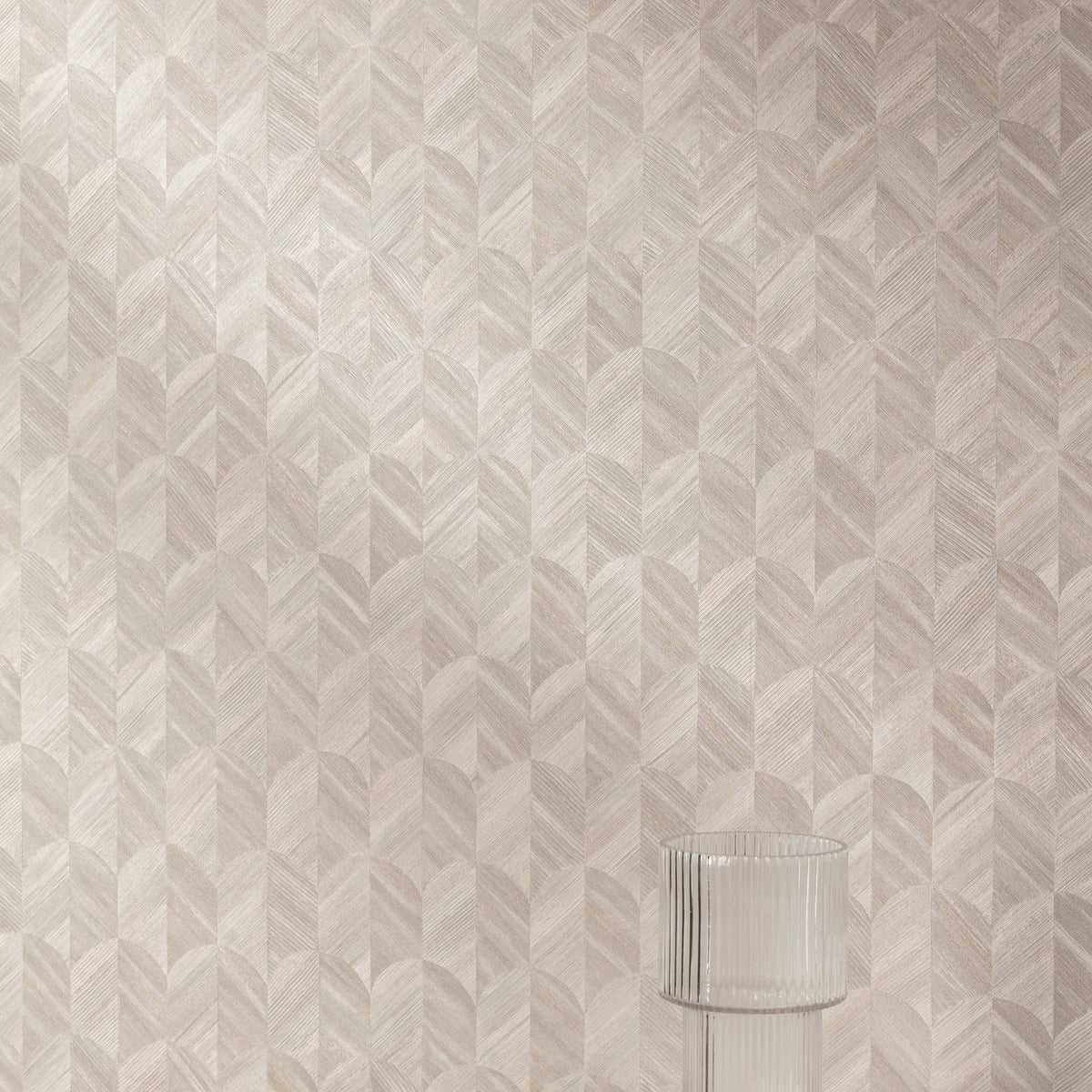 Galerie Surfaces Geometric All-over Brown Wallpaper SF3234