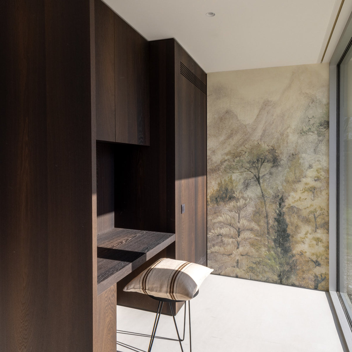 Galerie Surfaces Branched Leaves All-over Beige Mural SF6001