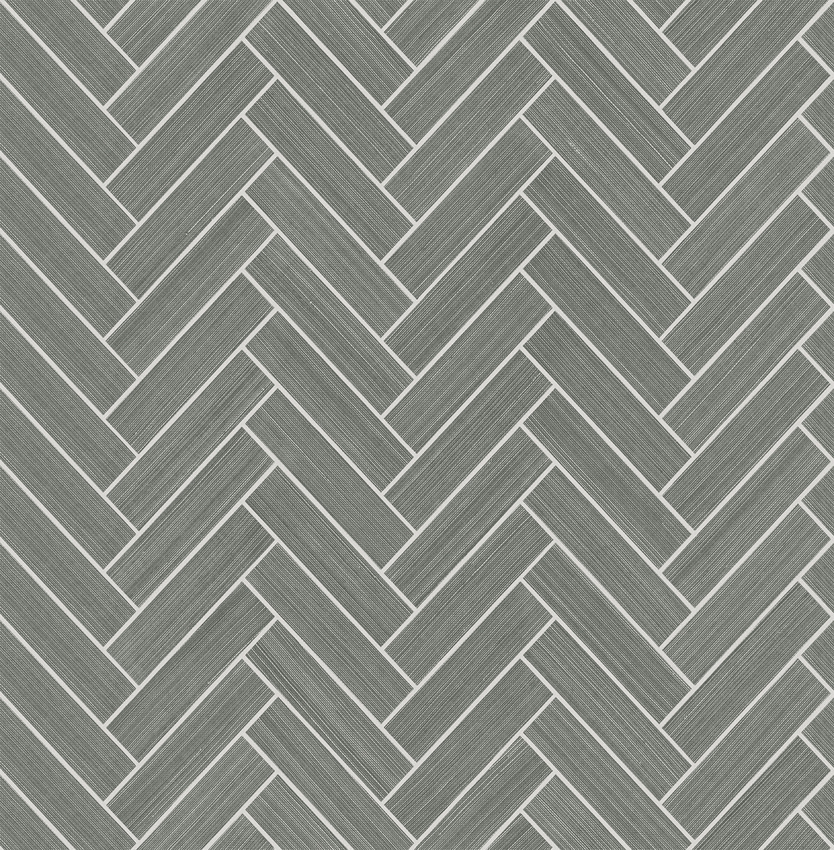 Stacy Garcia Home SG11307 Herringbone Inlay Wallpaper