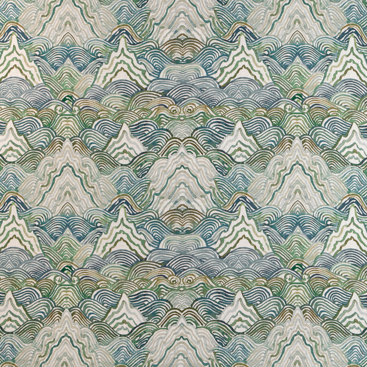 KRAVET COUTURE SHANGRI LA.3.0 SHANGRI LA VERDE Fabric - Eade's Wallpaper