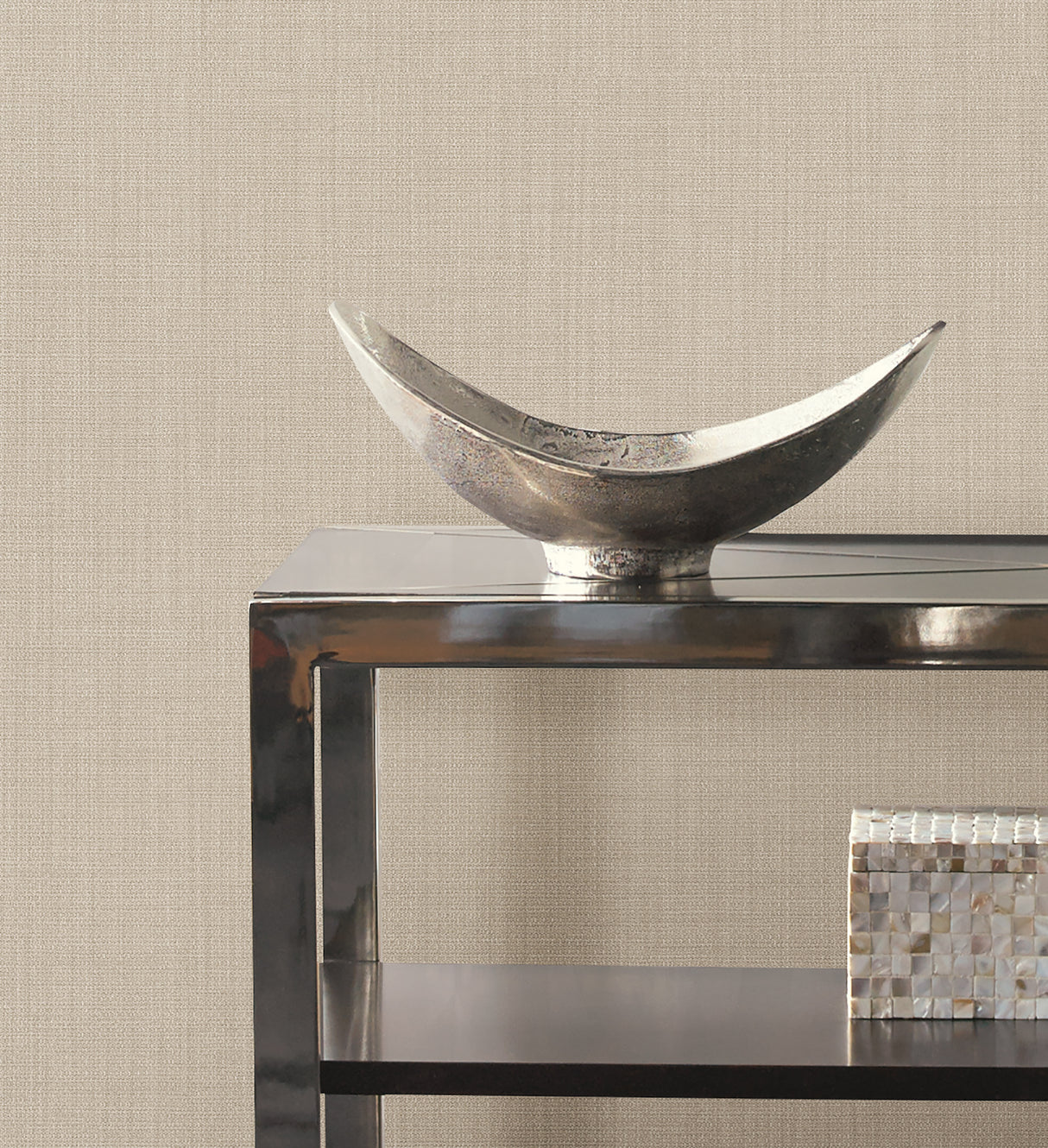 York SI15862 Sofia Weave Linen Wallpaper