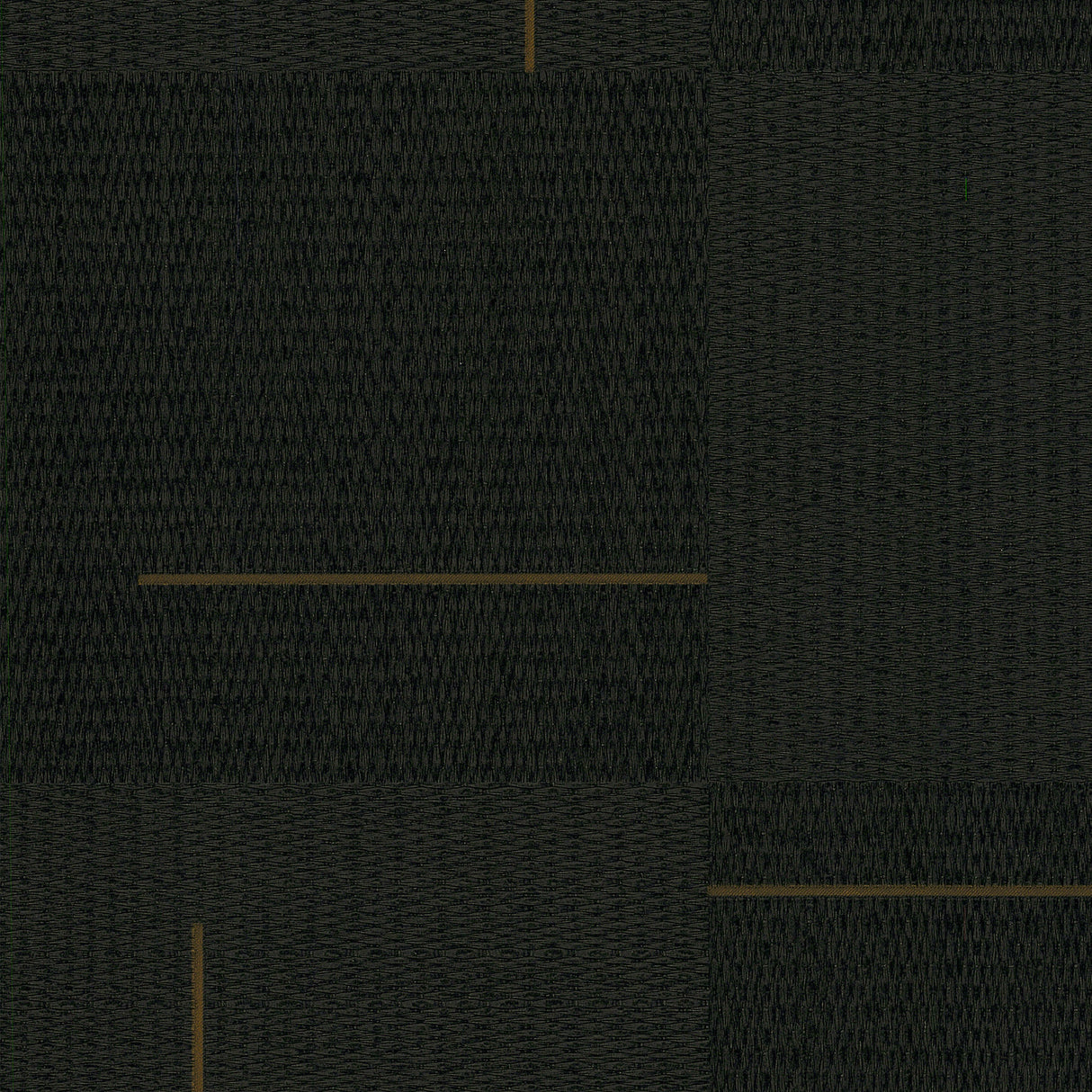 York SI24905 Geo Block Weave Black Wallpaper