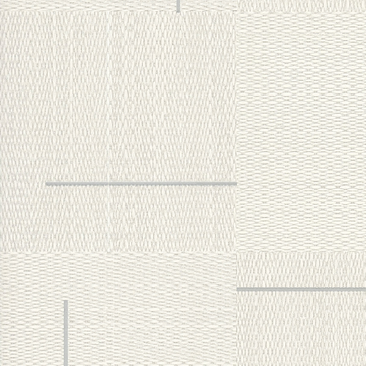 York SI24906 Geo Block Weave Ivory Wallpaper