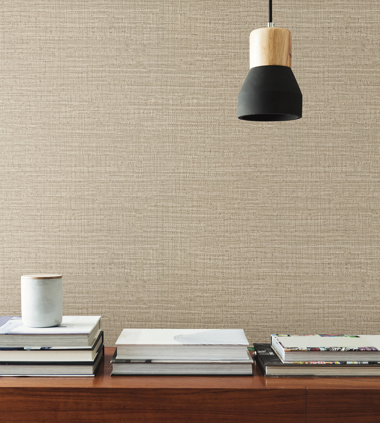 York SI24971 Scotland Tweed Beige Wallpaper