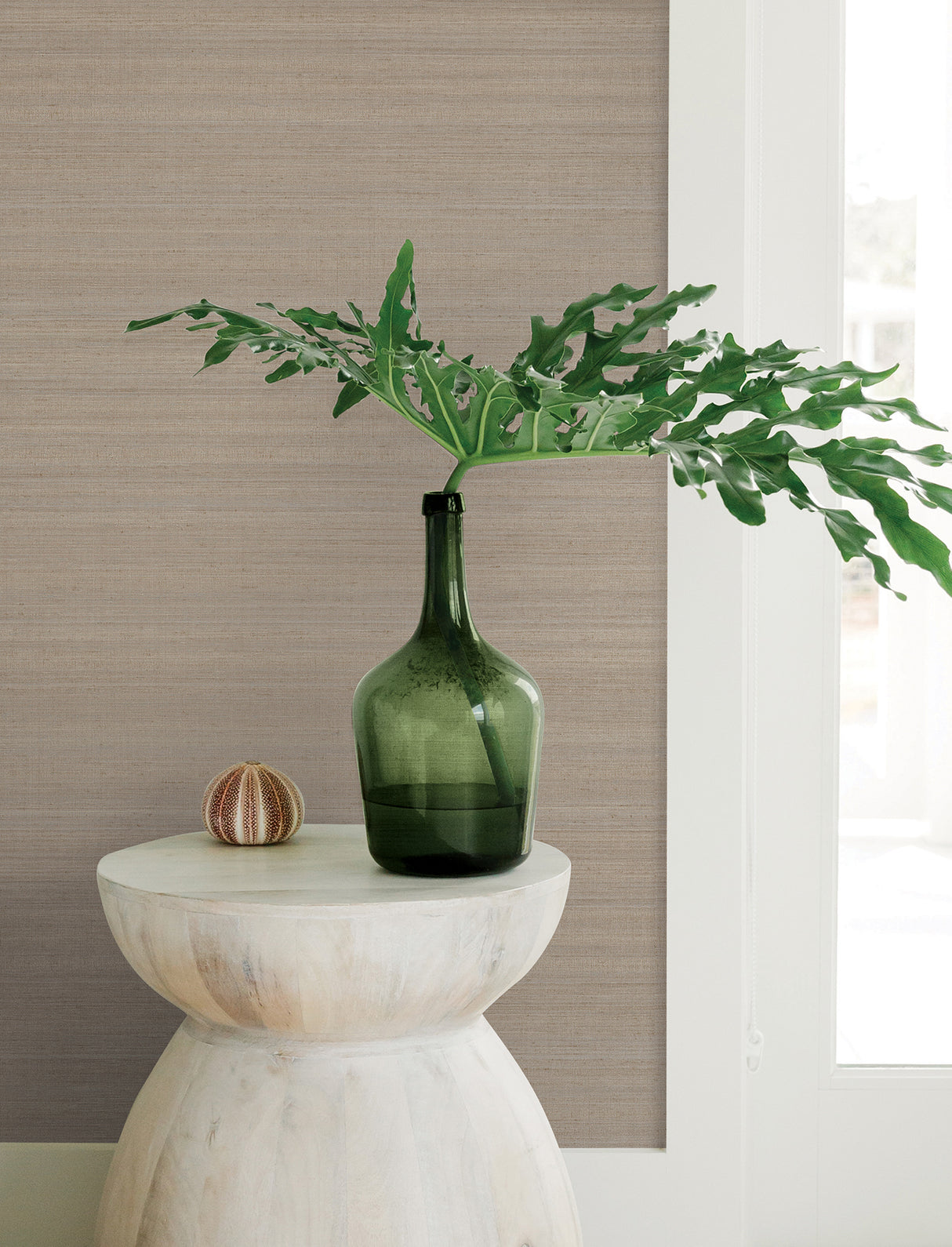 York SI6852 Milano Silk Mushroom Wallpaper