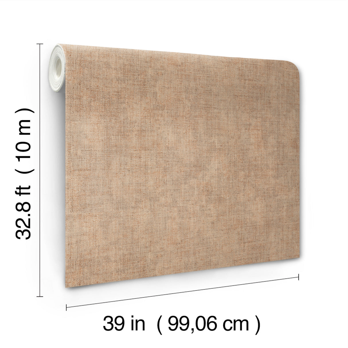 York SI7142 Alma Clay Faux Weave Wallpaper - Eade's Wallpaper