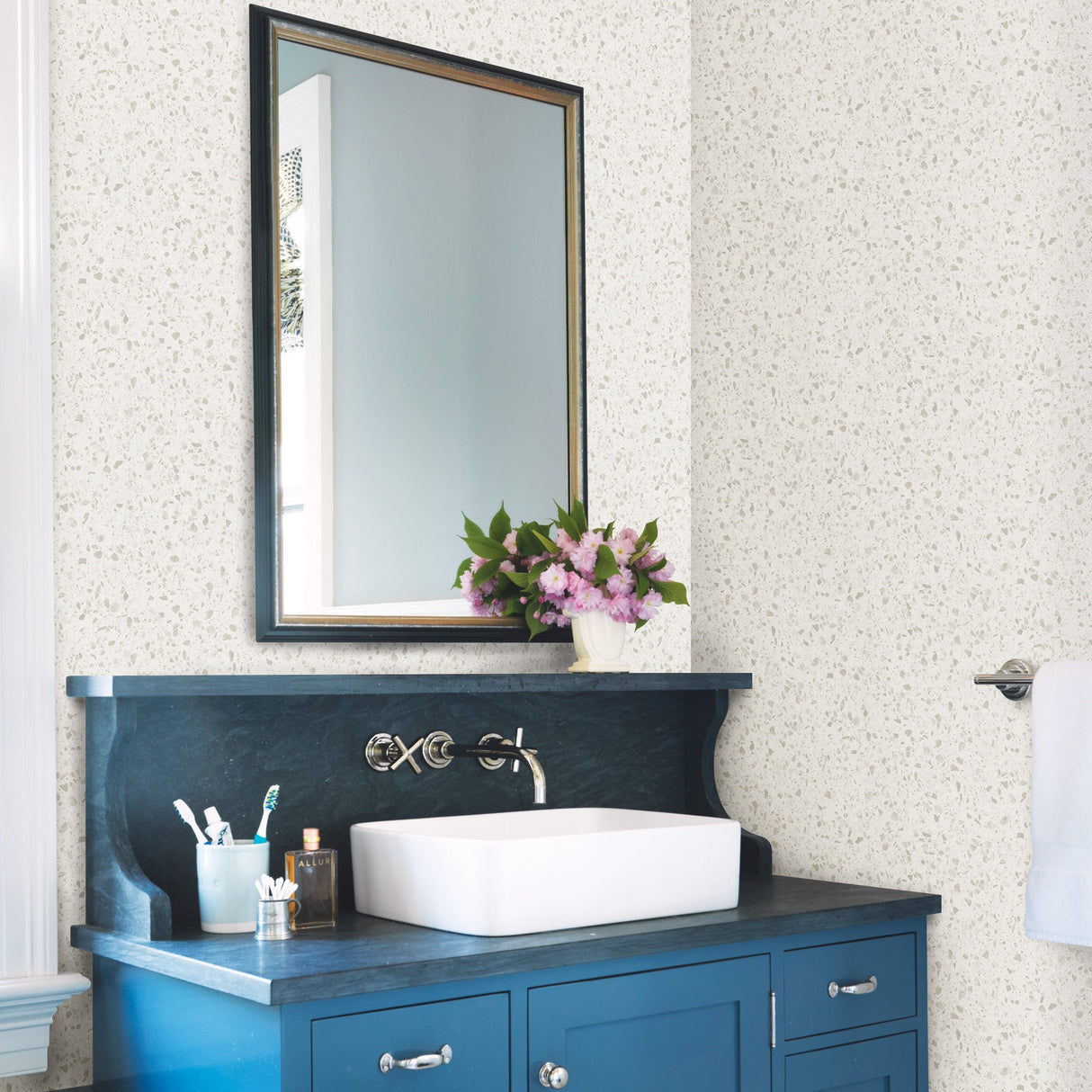 Scott Living SLS3521 Gold Murano Self Adhesive Wallpaper