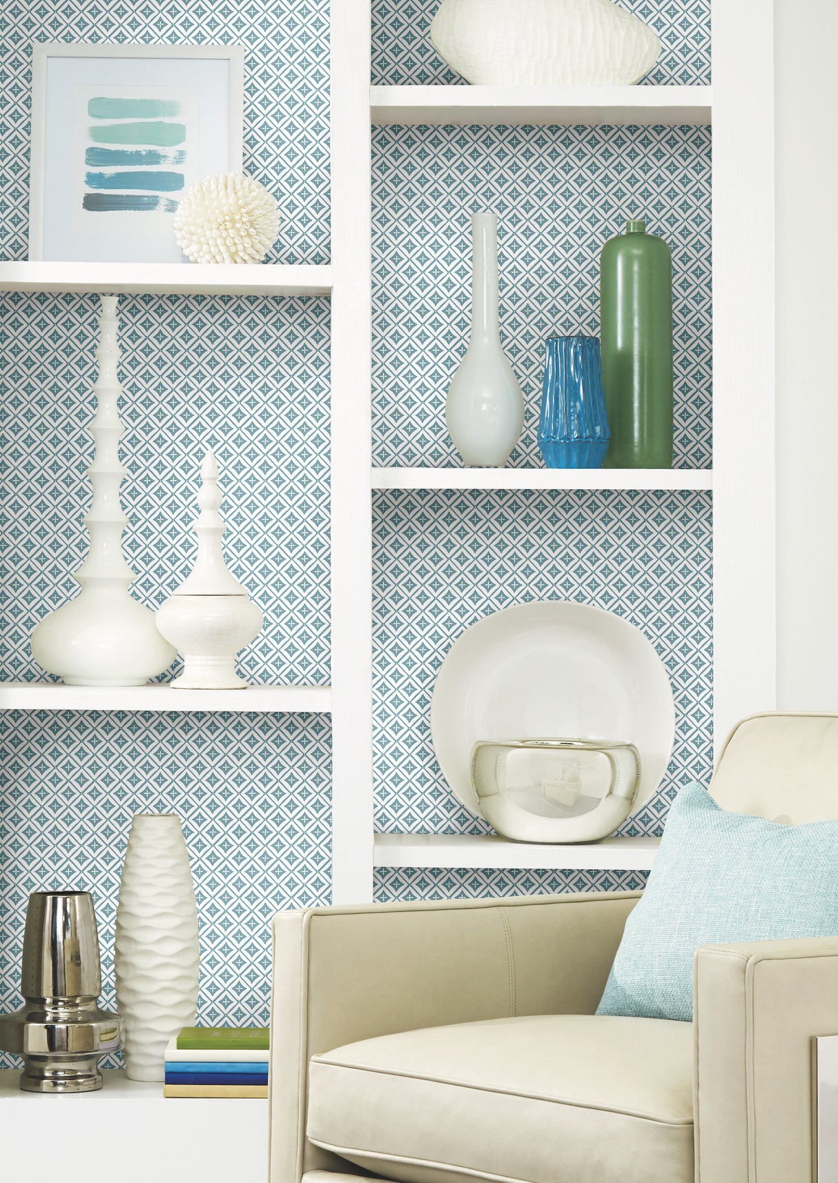 York SP1474 Blue Polaris Wallpaper