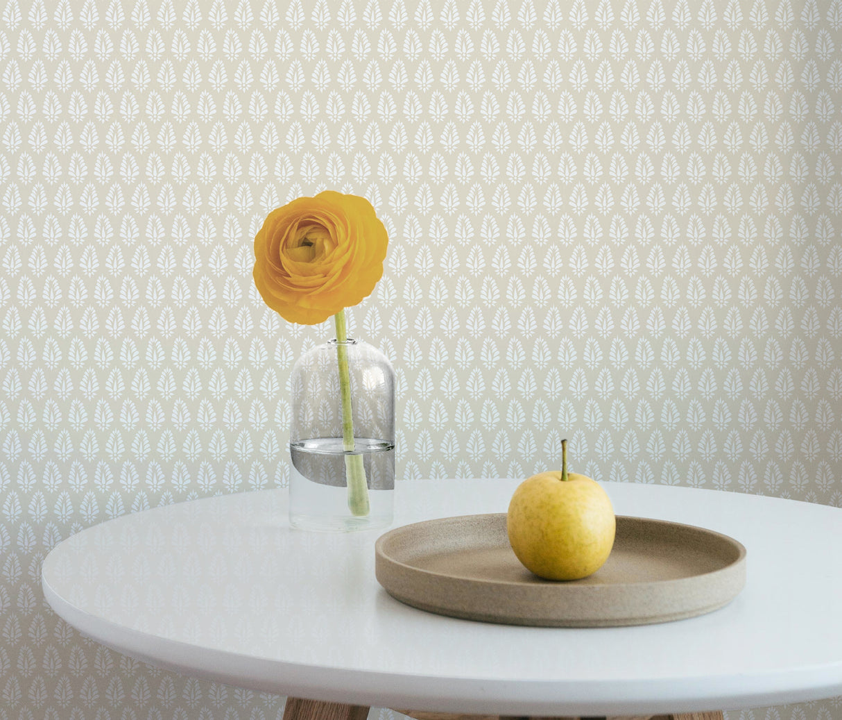 York SP1521 Beige Mehndi Wallpaper