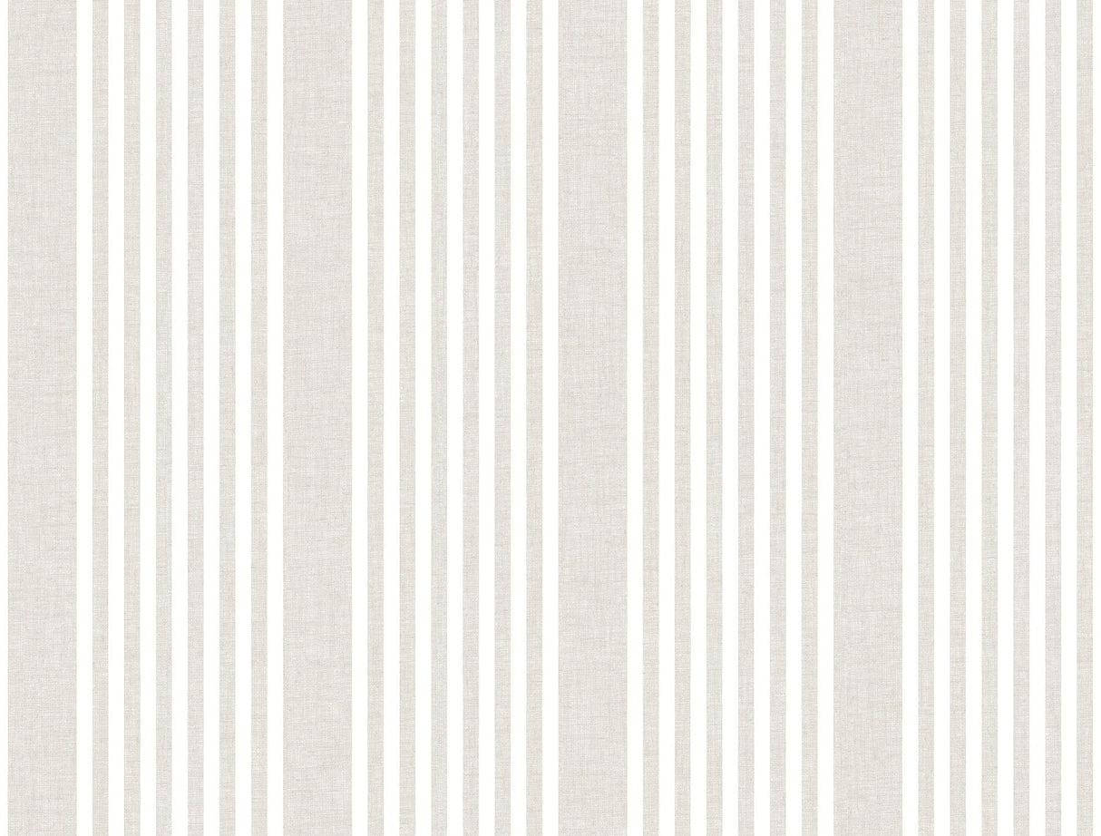 York SR1581MH French Linen Stripe Wallpaper - Eade's Wallpaper