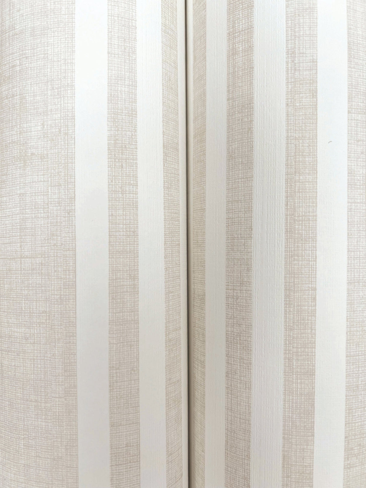 York SR1582MH French Linen Stripe Wallpaper - Eade's Wallpaper