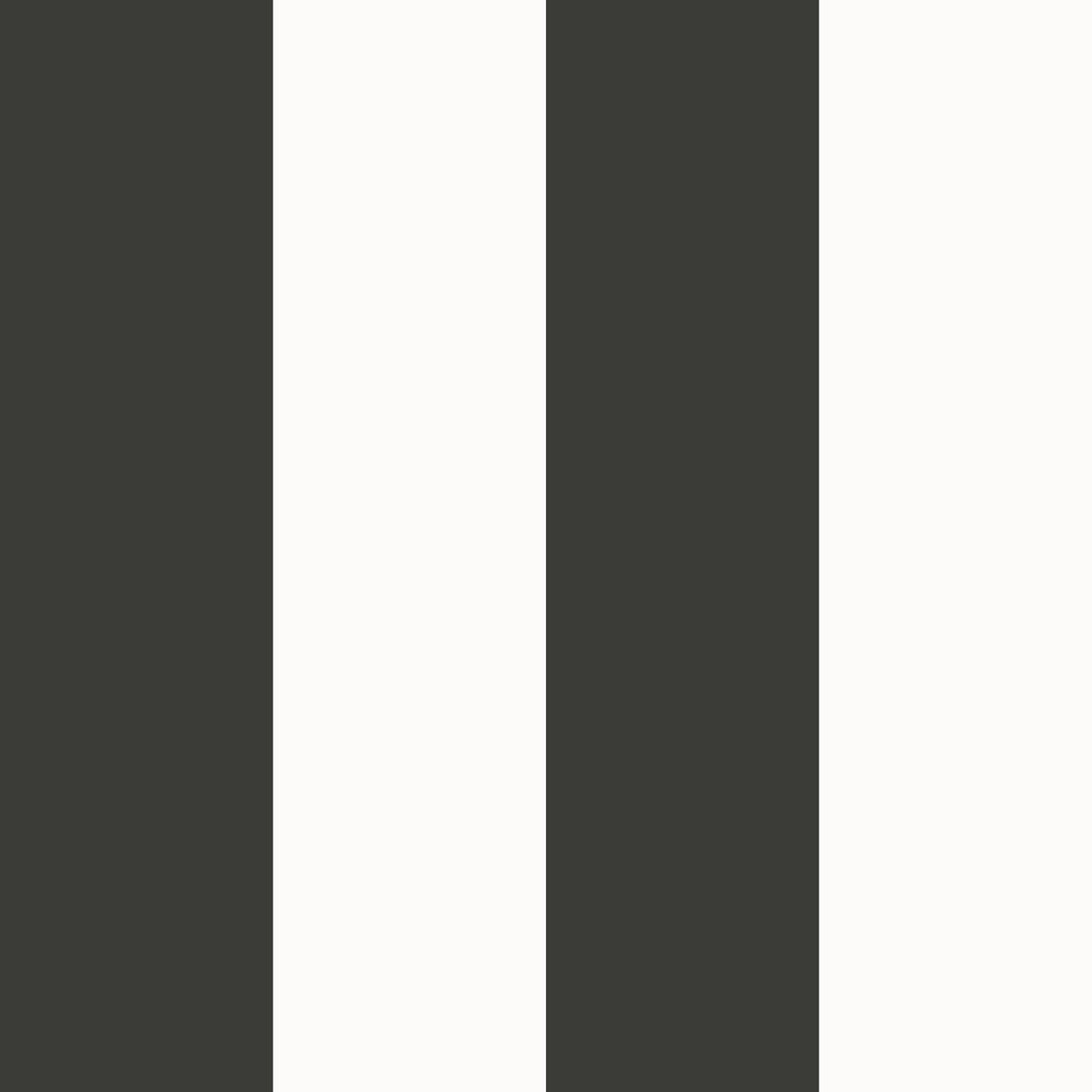 Galerie SS21235 Black Wide Stripe Black - Eade's Wallpaper