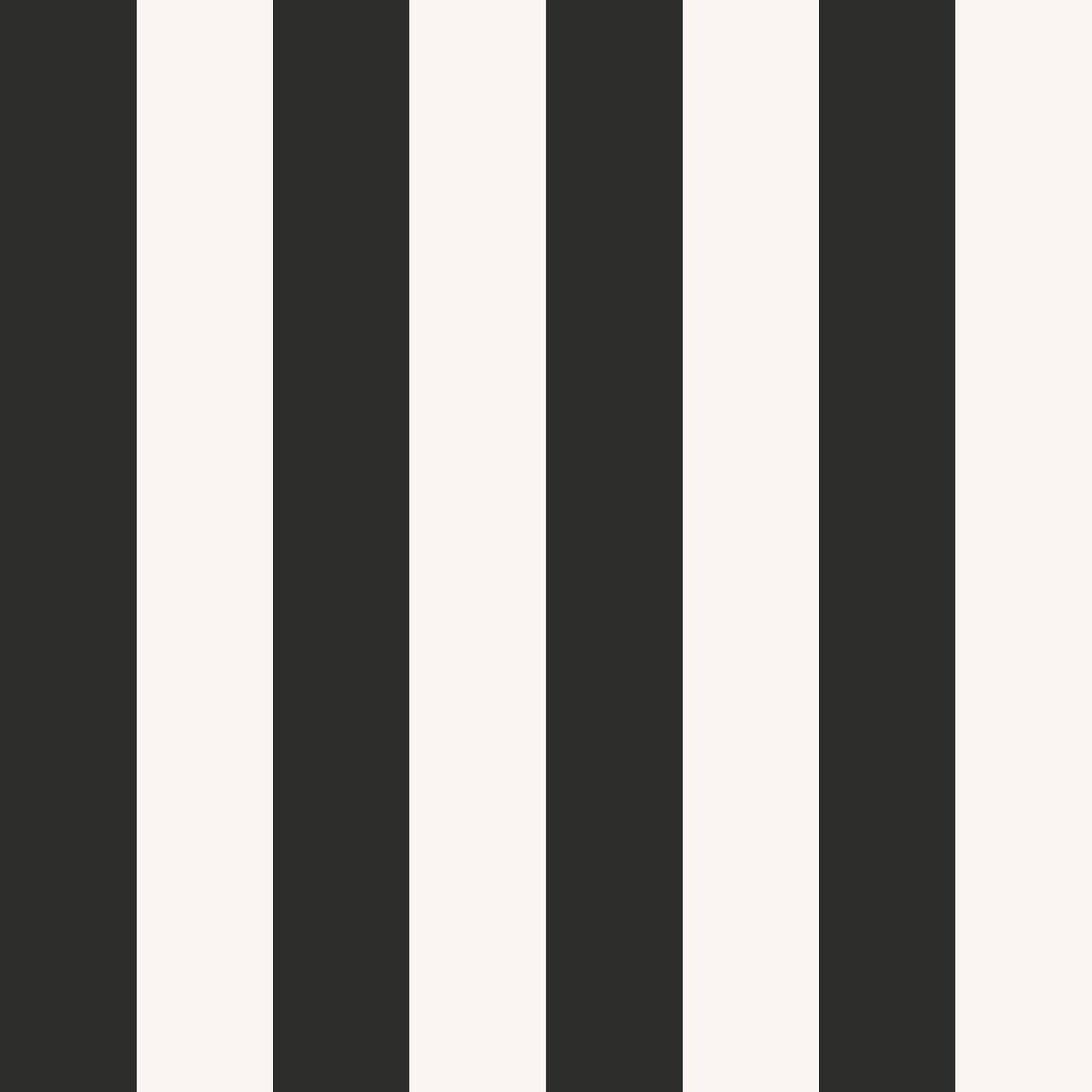 Galerie SS21239 Black Flock Stripe Black - Eade's Wallpaper