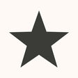 Galerie SS21244 Black Single Star Black - Eade's Wallpaper