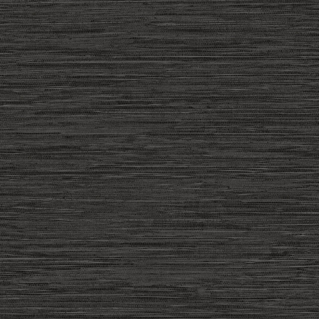 Galerie SS21252 Black Grasscloth Dark - Eade's Wallpaper