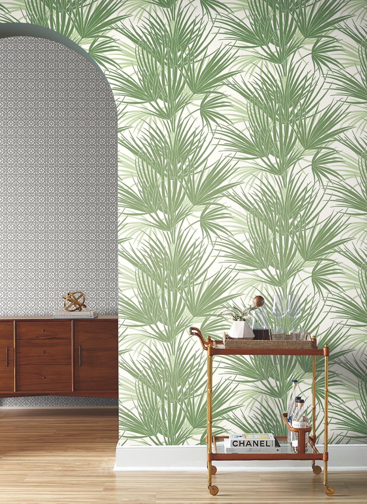 York SS2540 Palmetto Green Wallpaper