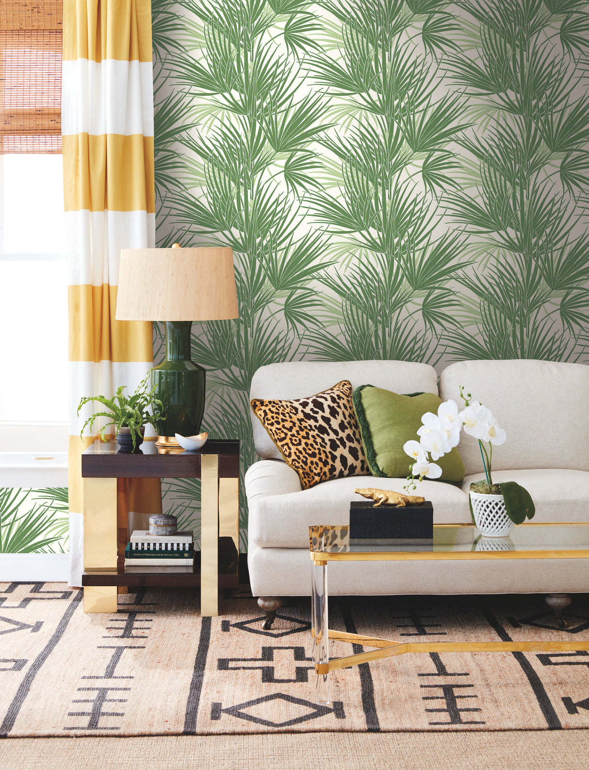 York SS2540 Palmetto Green Wallpaper