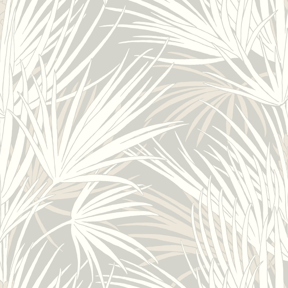 York SS2541 Palmetto Grey Wallpaper