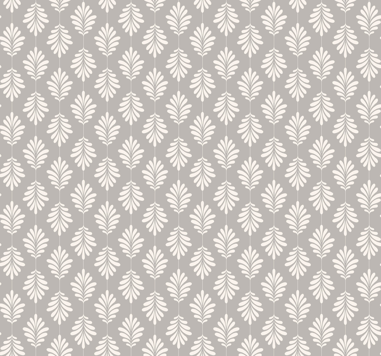 York SS2550 Leaflet White Wallpaper