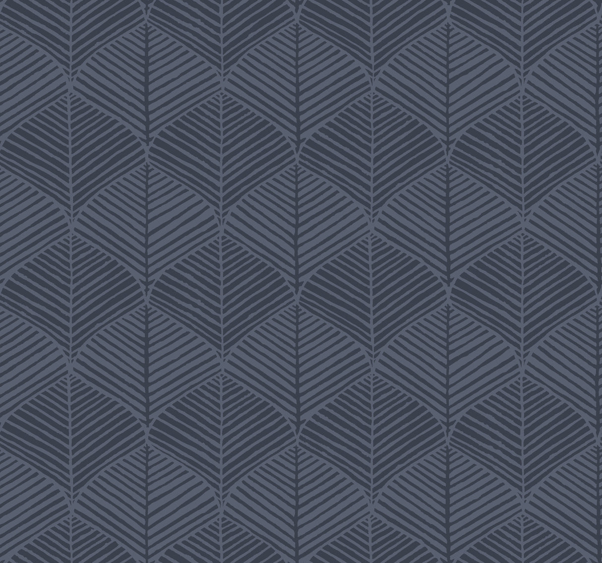 York SS2564 Palm Thatch Navy Wallpaper