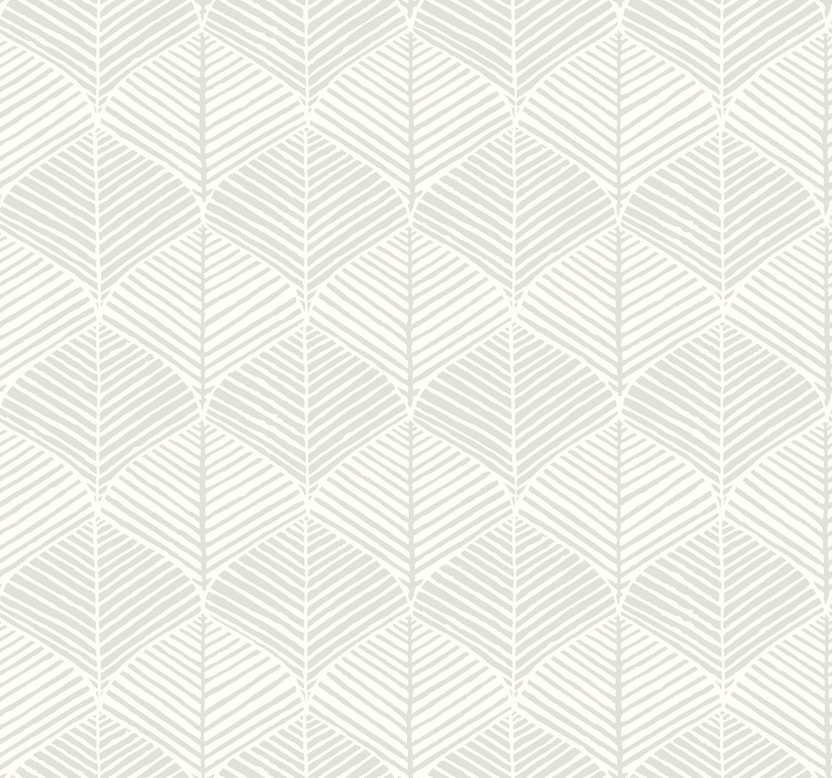 York SS2565 Palm Thatch White & Grey Wallpaper