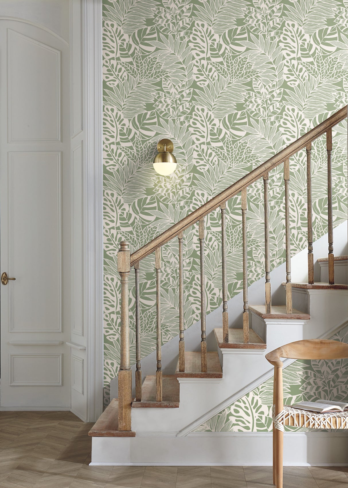 York SS2577 Jungle Leaves Green Wallpaper