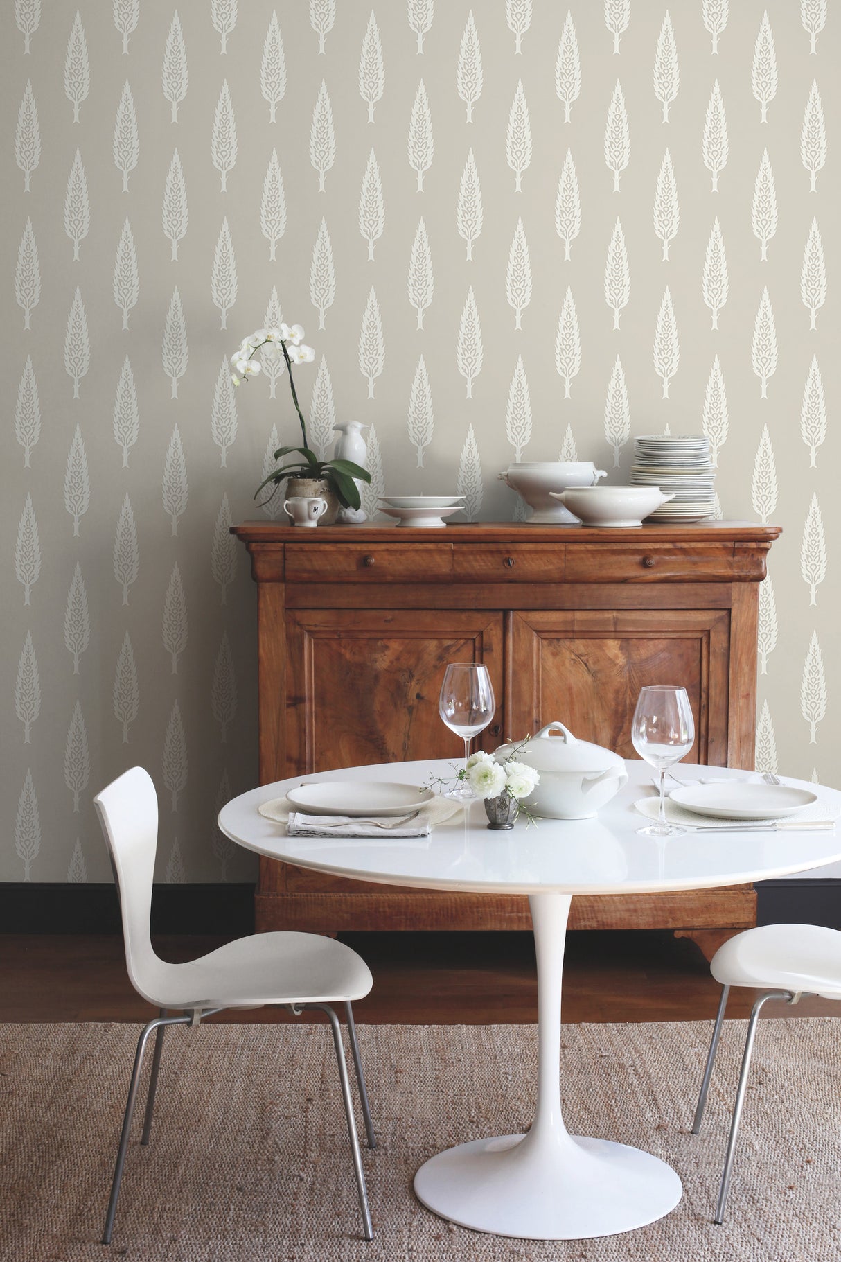 York SS2606 Juniper Tree Taupe Wallpaper