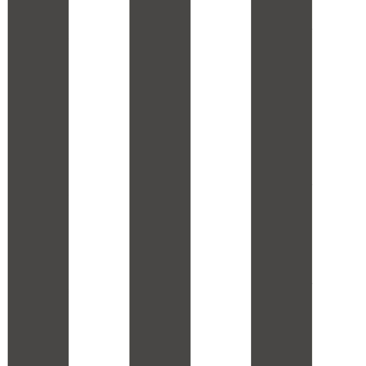 York ST5691 3-in Stripe Black & White Wallpaper