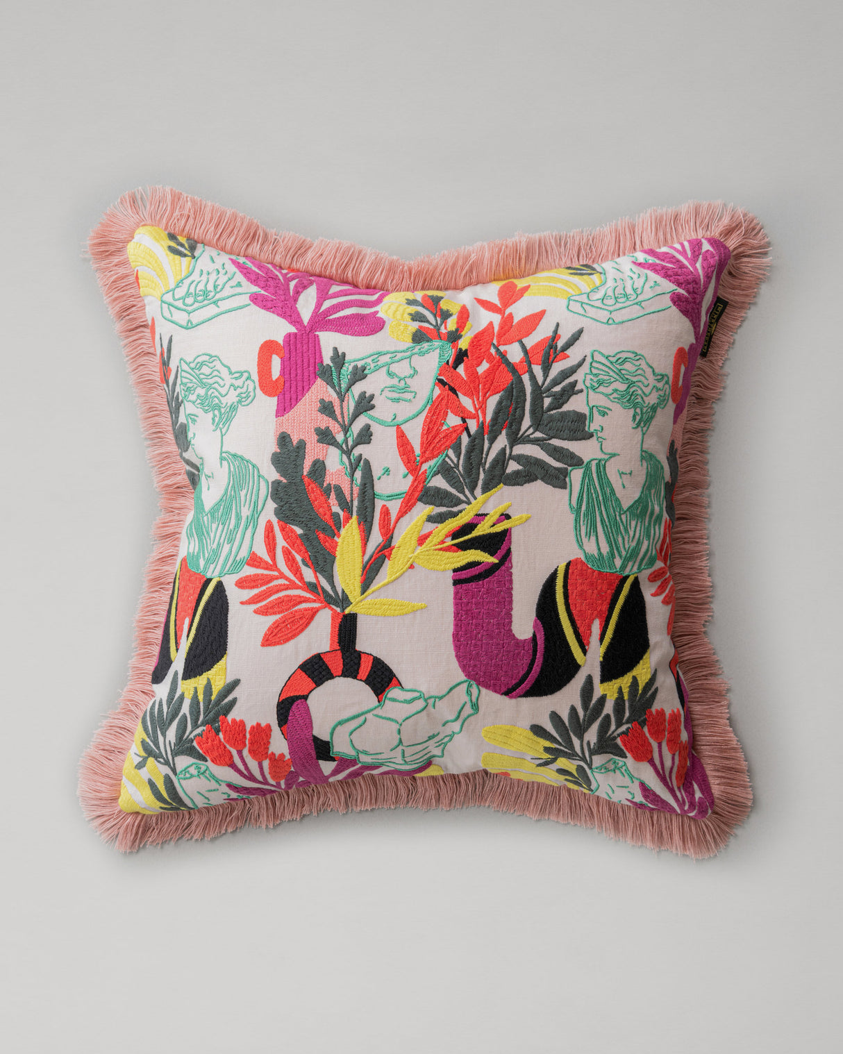 MindtheGap STATUARIO Embroidered Cushion - Lifestyle Collection 2024