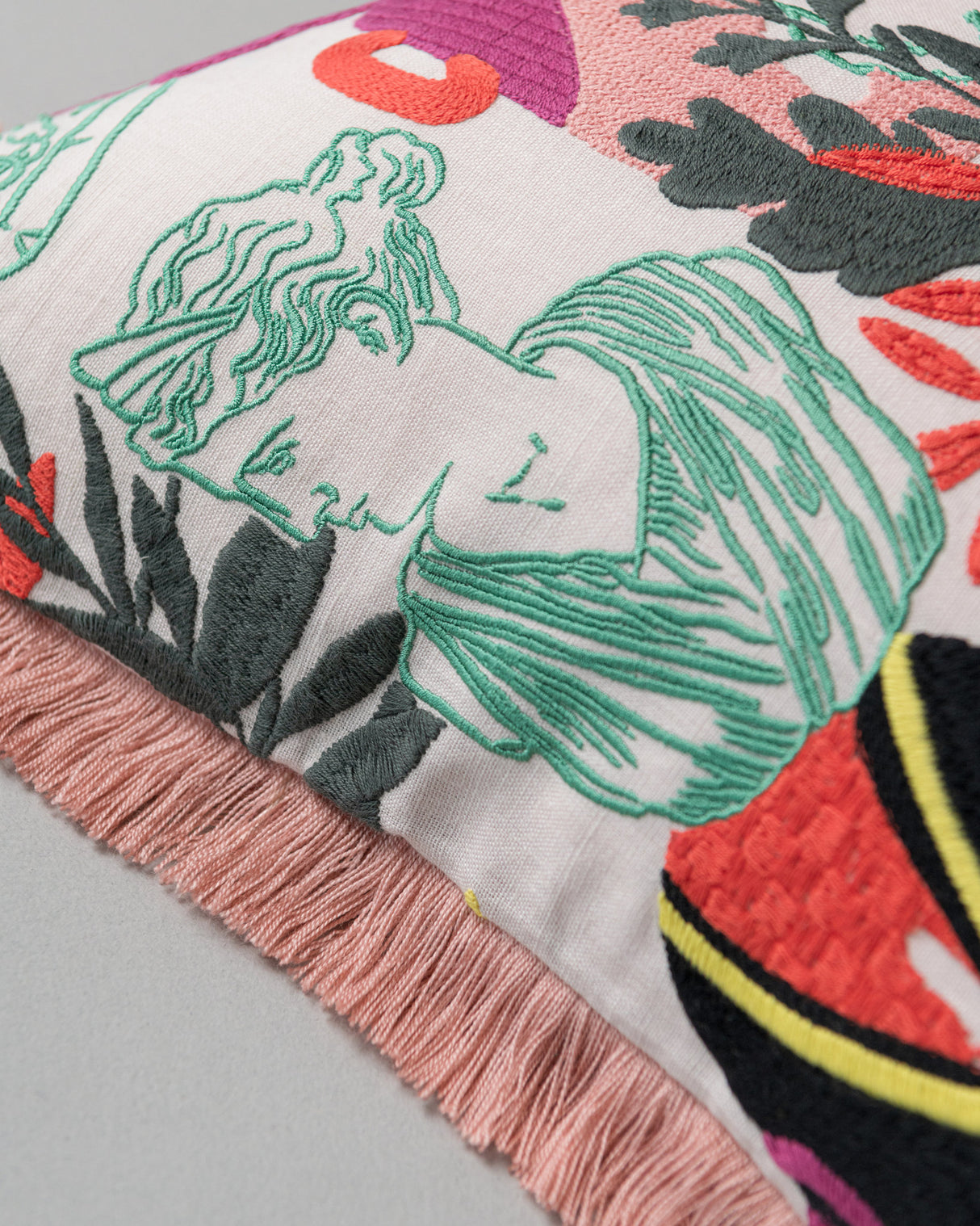 MindtheGap STATUARIO Embroidered Cushion - Lifestyle Collection 2024