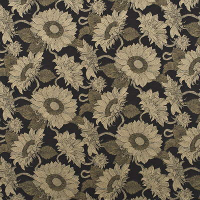 MULBERRY SUNFLOWER WEAVE.BRNT UM.0 SUNFLOWER WEAVE BURNT UMBER Fabric - Eade's Wallpaper