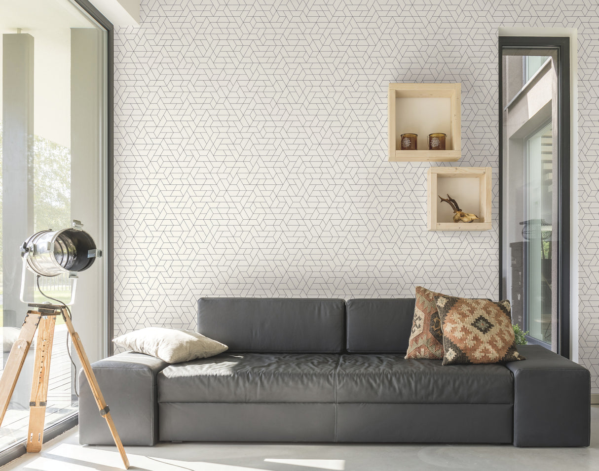 York SW7457 Point of View Black Wallpaper