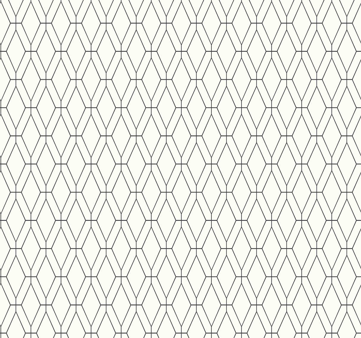 York SW7518 Diamond Lattice Black Wallpaper