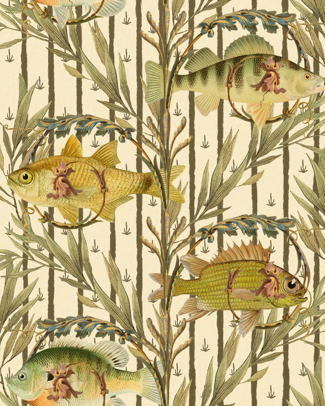 MindtheGap SWEETWATER FISHES - Wallpaper Collection 2024 - The Wetlands