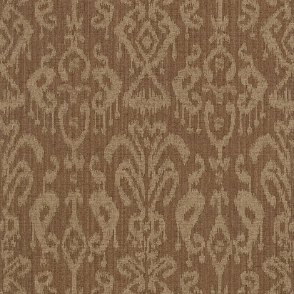 Thibaut T10053 BRAVADO IKAT Chestnut Wallpaper