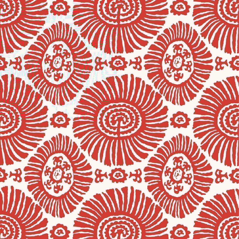 Thibaut T10080 SOLIS Coral Wallpaper