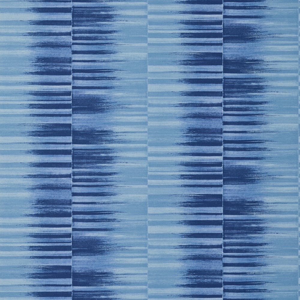 Thibaut T10090 MEKONG STRIPE Navy Wallpaper