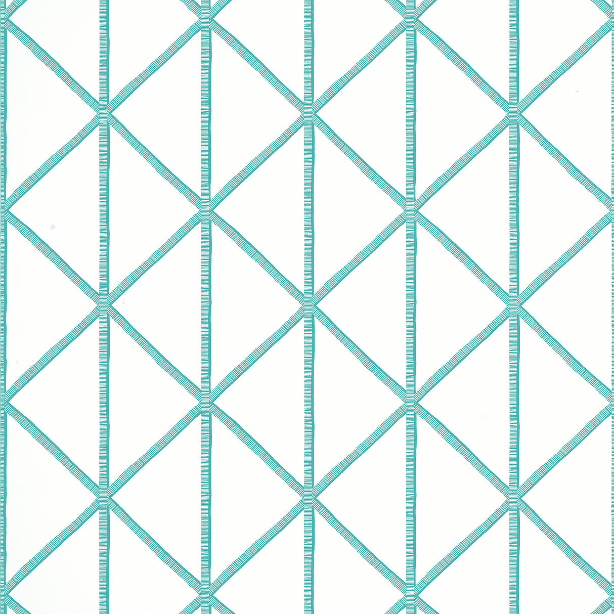 Thibaut T10132 BOX KITE Turquoise Wallpaper