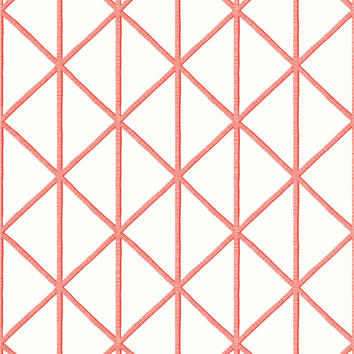 Thibaut T10137 BOX KITE Coral Wallpaper