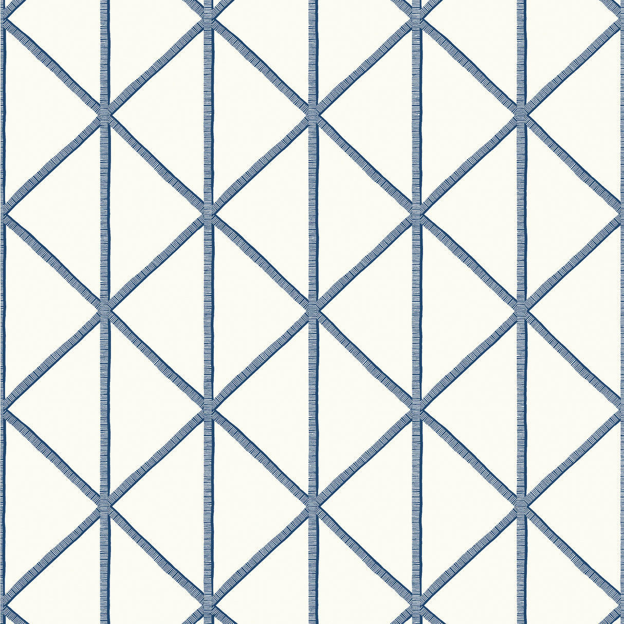 Thibaut T10139 BOX KITE Navy Wallpaper