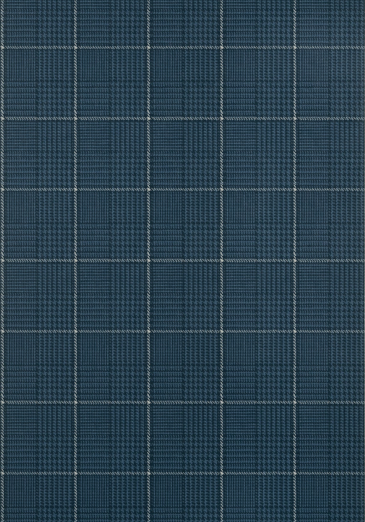 Thibaut T10201 GRASSMARKET CHECK Navy Wallpaper