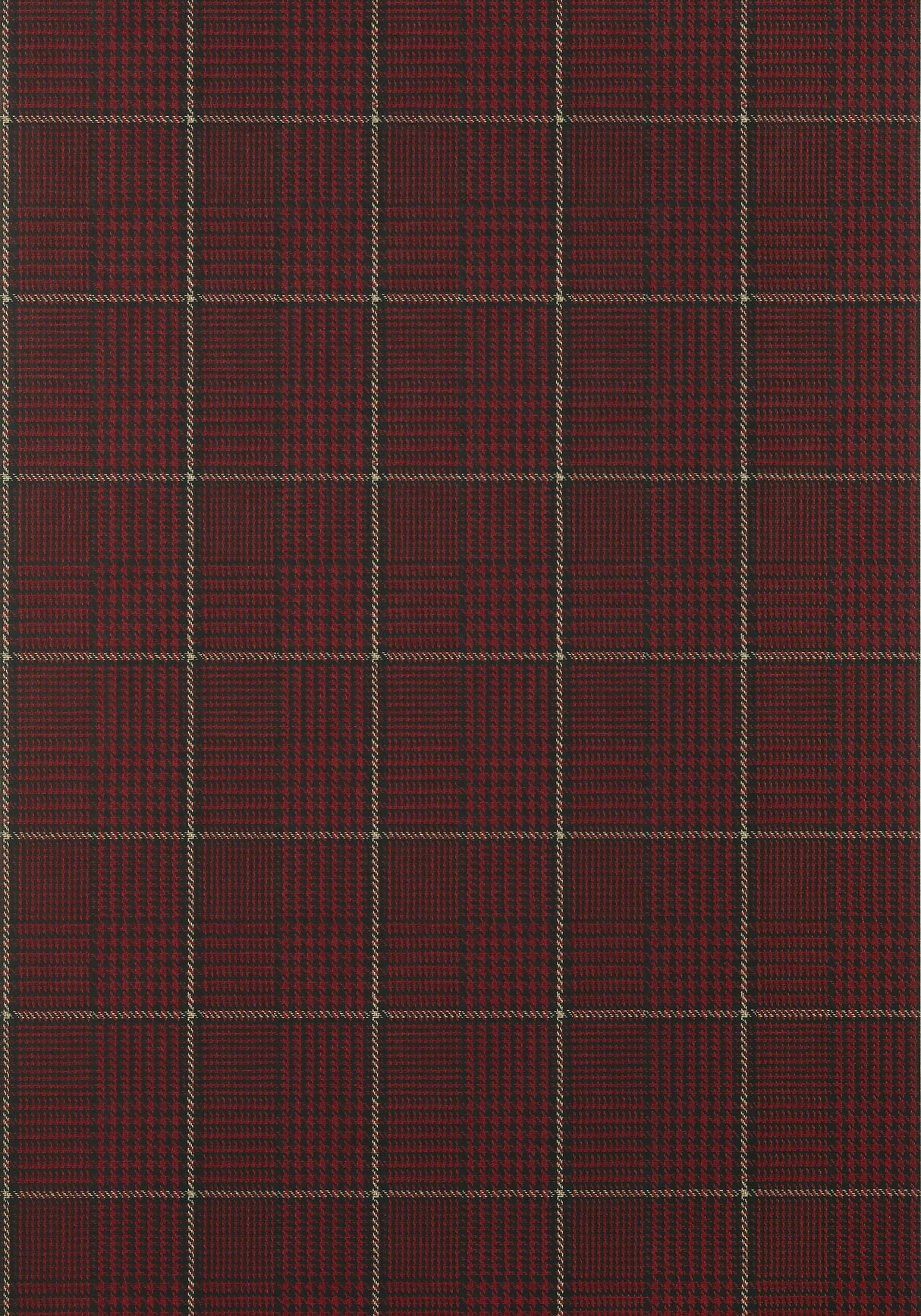 Thibaut T10204 GRASSMARKET CHECK Red Wallpaper