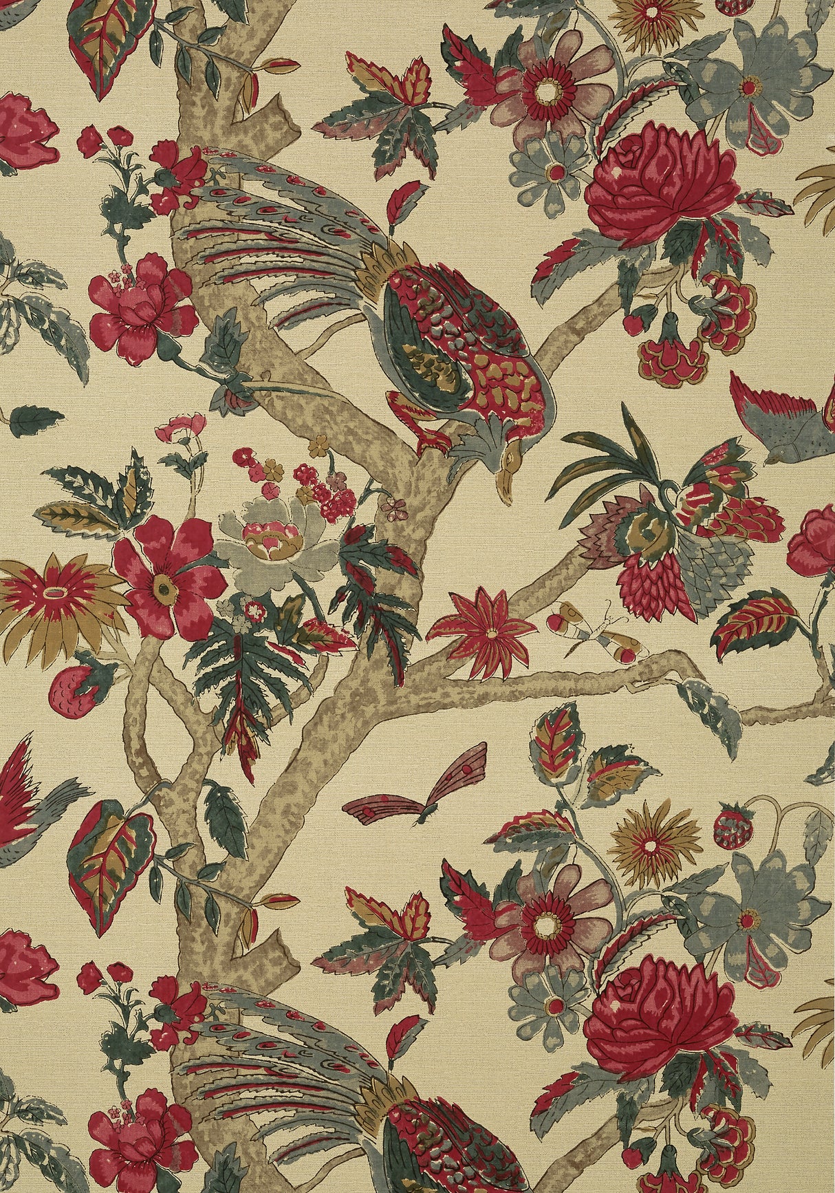 Thibaut T10228 COROMANDEL Wheat Wallpaper