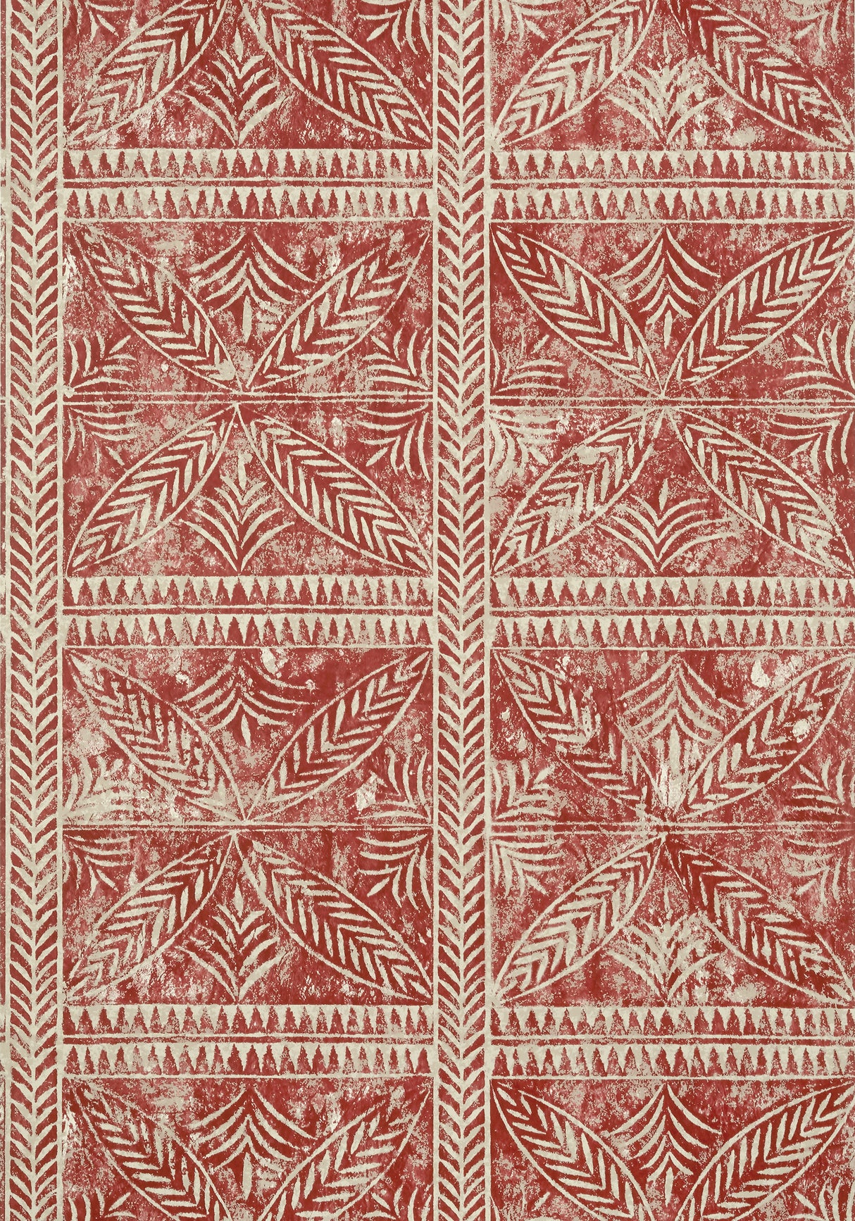 Thibaut T10257 TIMBUKTU Red Wallpaper