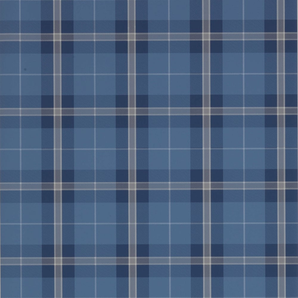 Thibaut T1030 WINSLOW PLAID Navy Wallpaper